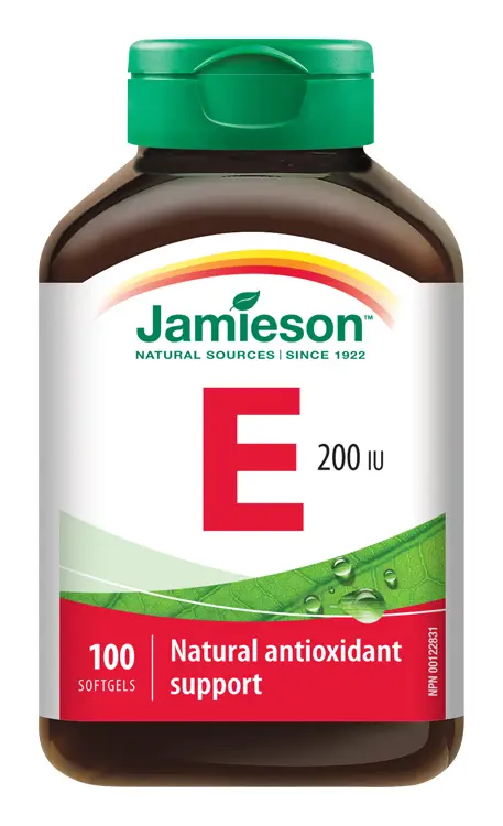 3657_JAMIESON VITAMIN E 200 IU 100 TABLET